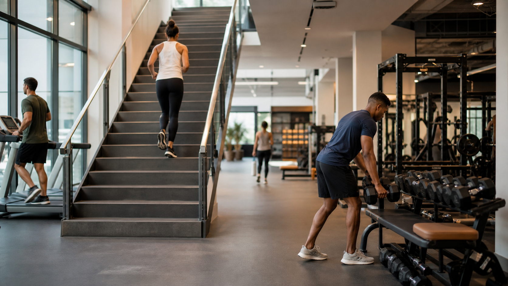Brief bursts of moderate to vigorous movement in a gym setting